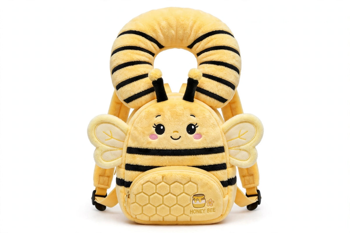 BabyGuard™ Head Protector Pillow - Cute Bee Backpack Cushion