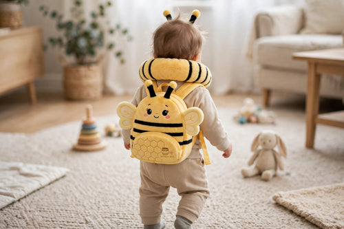 BabyGuard™ Head Protector Pillow - Cute Bee Backpack Cushion